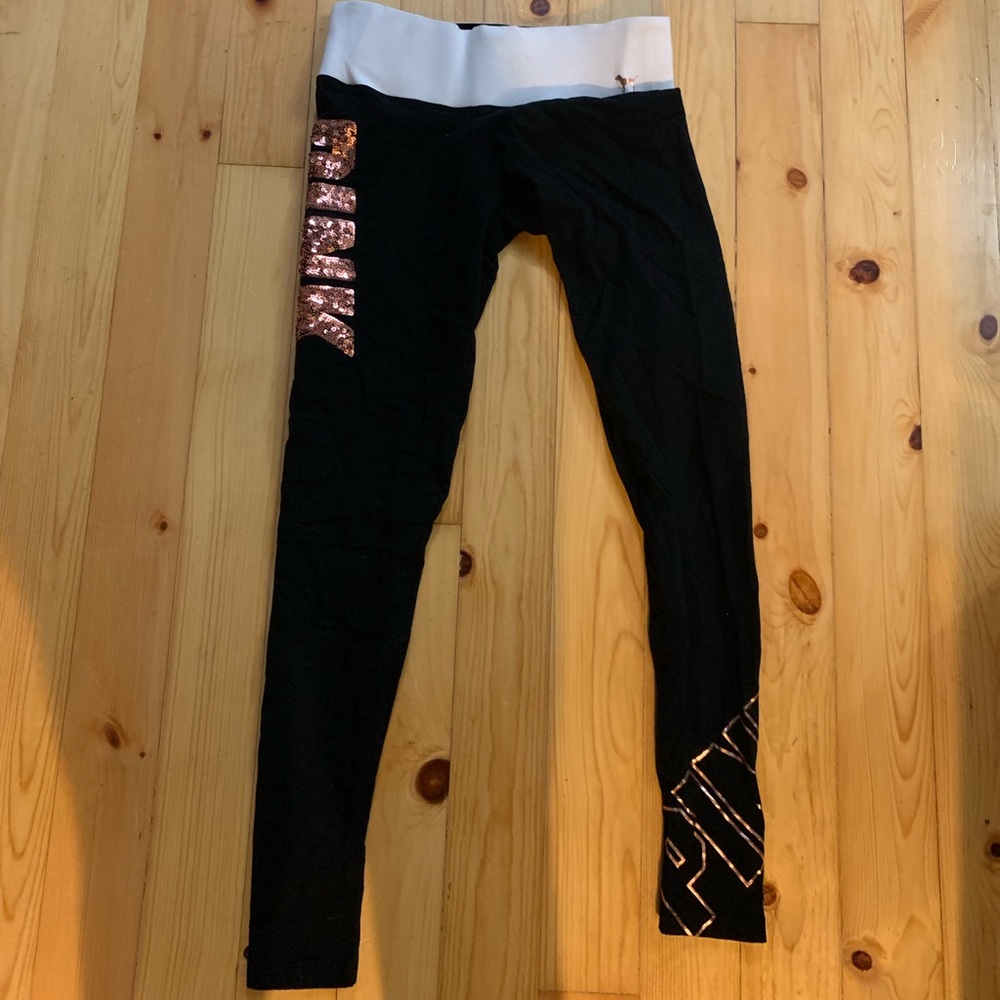 Pink yoga pants